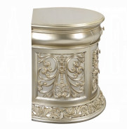 BD 01241Lavish Classic EK PU & Antique Gold Finish Sorina Collection By Acme Furniture