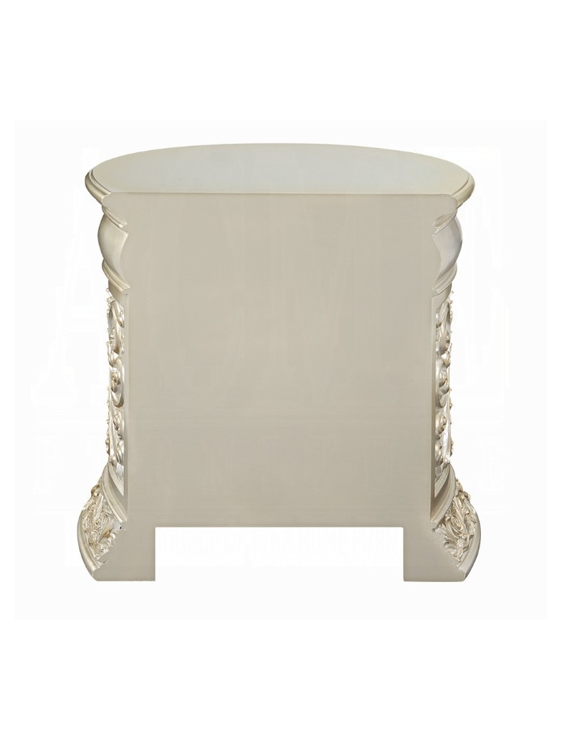BD 01241Lavish Classic EK PU & Antique Gold Finish Sorina Collection By Acme Furniture