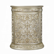 BD 01241Lavish Classic EK PU & Antique Gold Finish Sorina Collection By Acme Furniture