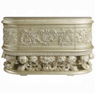 DN00464 Server Champagne Silver Finish Victorian Style Vatican Collection by Acme Furniture