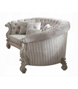 52085 Living room Ivory Velvet Bone white Versailles Collection By Acme Furniture