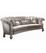 52085 Living room Ivory Velvet Bone white Versailles Collection By Acme Furniture
