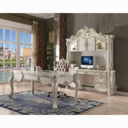 92275 Bone White Finish Home Office Set Acme Versailles collection