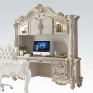 92275 Bone White Finish Home Office Set Acme Versailles collection