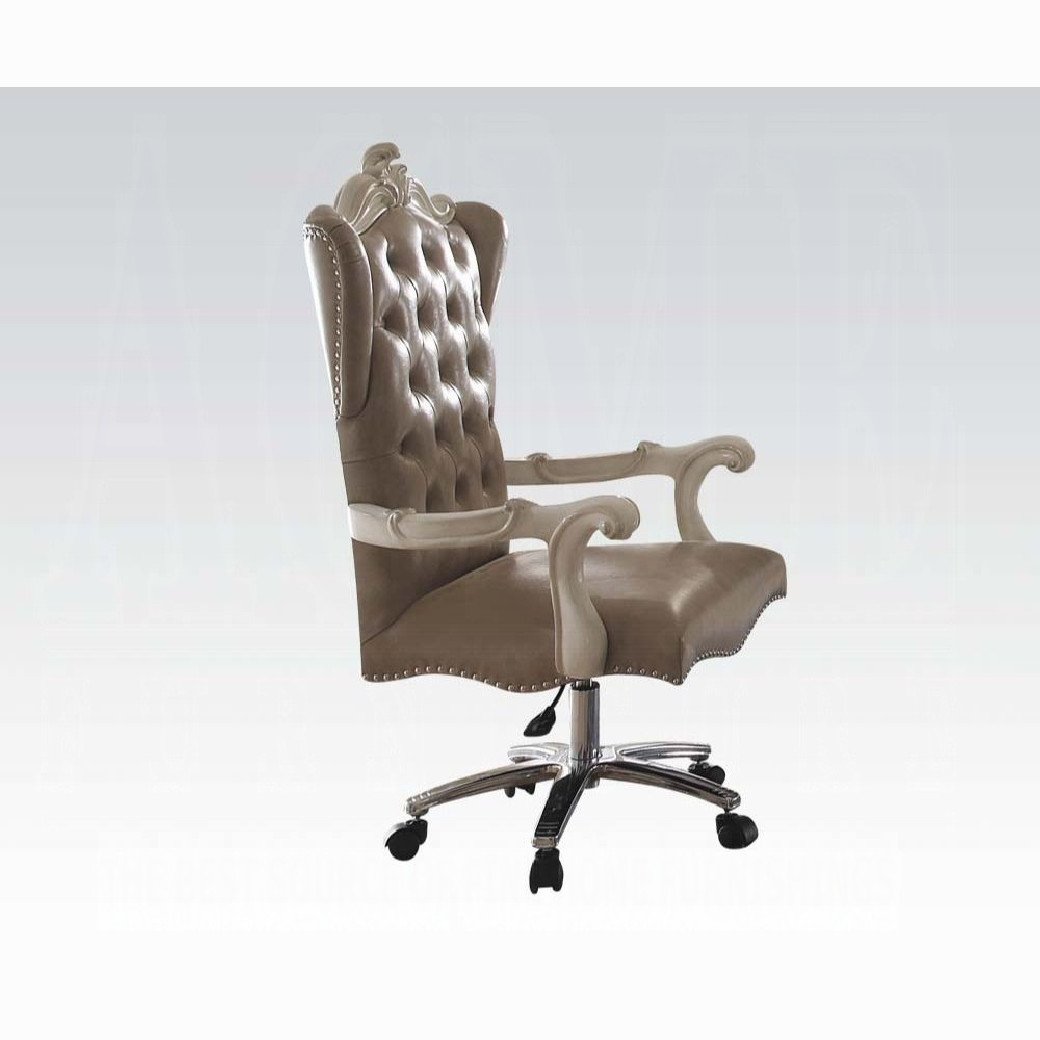 92275 Bone White Finish Home Office Set Acme Versailles collection