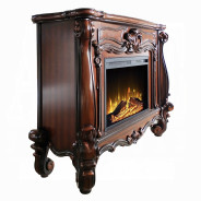 AC01315 Cherry Oak Finish Fireplace Versailles Collection By Acme Furniture