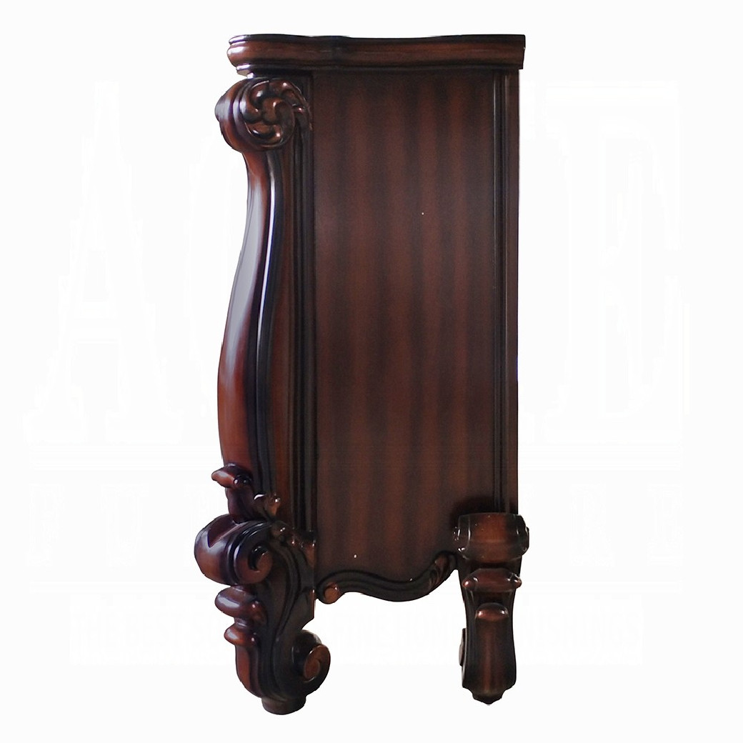 AC01315 Cherry Oak Finish Fireplace Versailles Collection By Acme Furniture