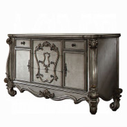 26845 Silver Antique Platinum Finish Side Board Versailles II Collection By Acme Furniture