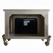 AC01314 Antique Platinum Finish Fireplace Versailles Collection By Acme Furniture