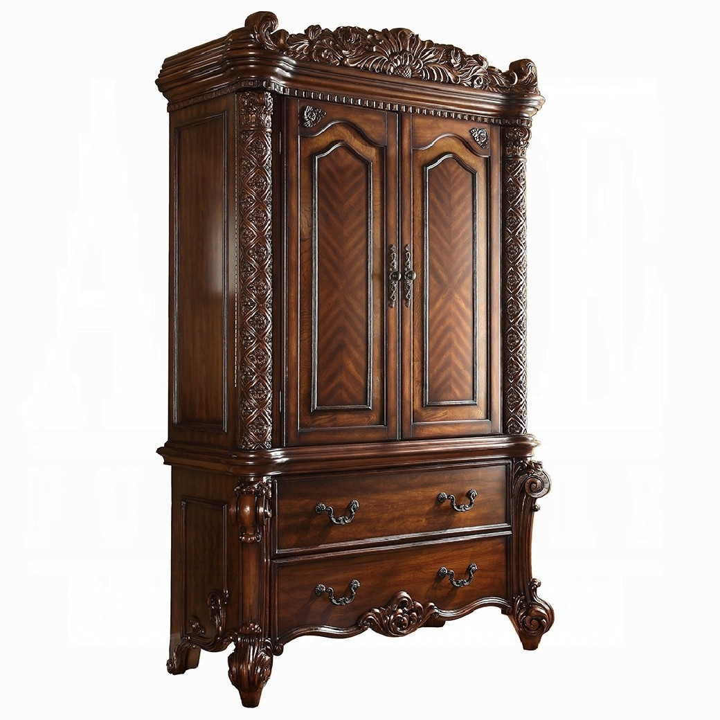 22007 Wardrobe/TV Armoire Cherry Finish Vendome Collection By Acme Furniture