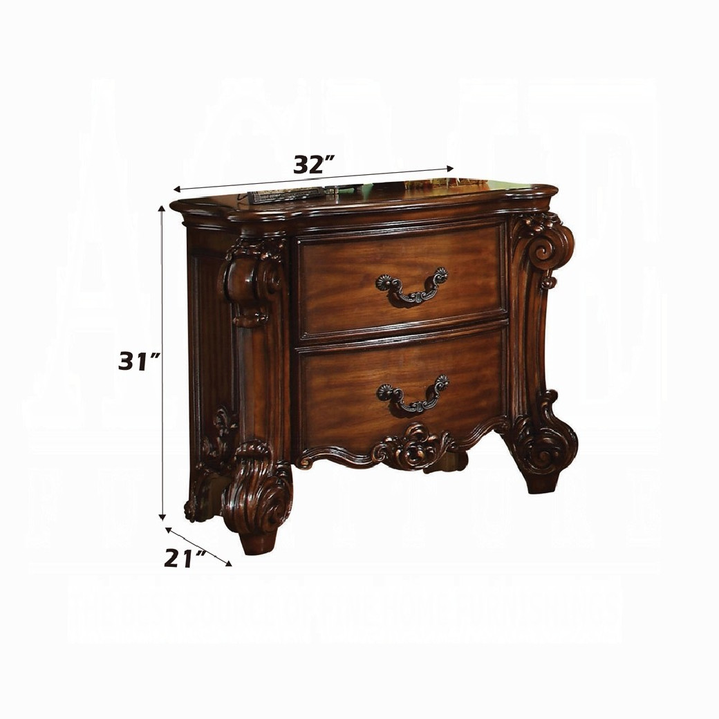22000Q Acme  Vendome  Collection Bedroom Set Cherry Finish