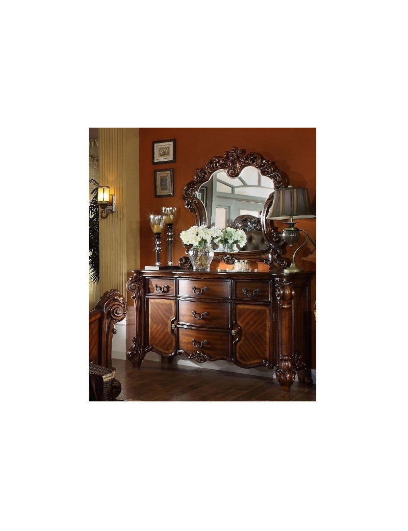 28020 Bedroom Cherry Finish Vendome Collection By Acme Furniture