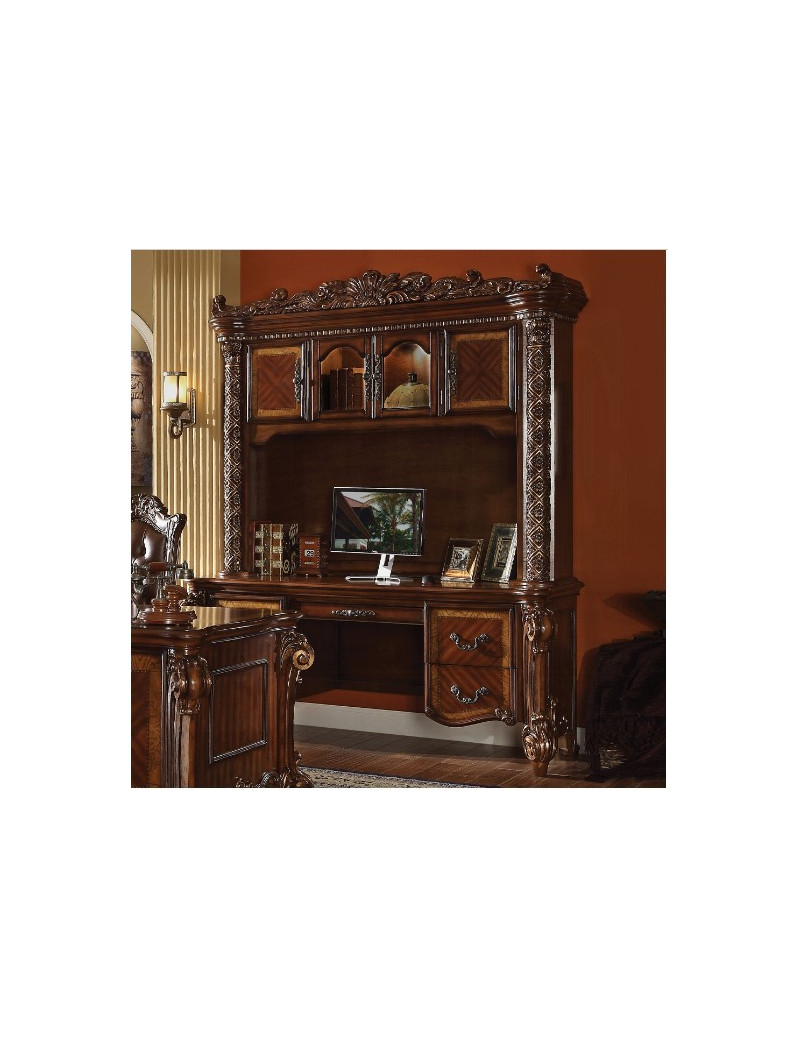 92125 Cherry Finish Home Office Set Acme Vendome Collection