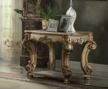 Acme 83000 Coffee Table Vendome Collection Gold Patina Finish