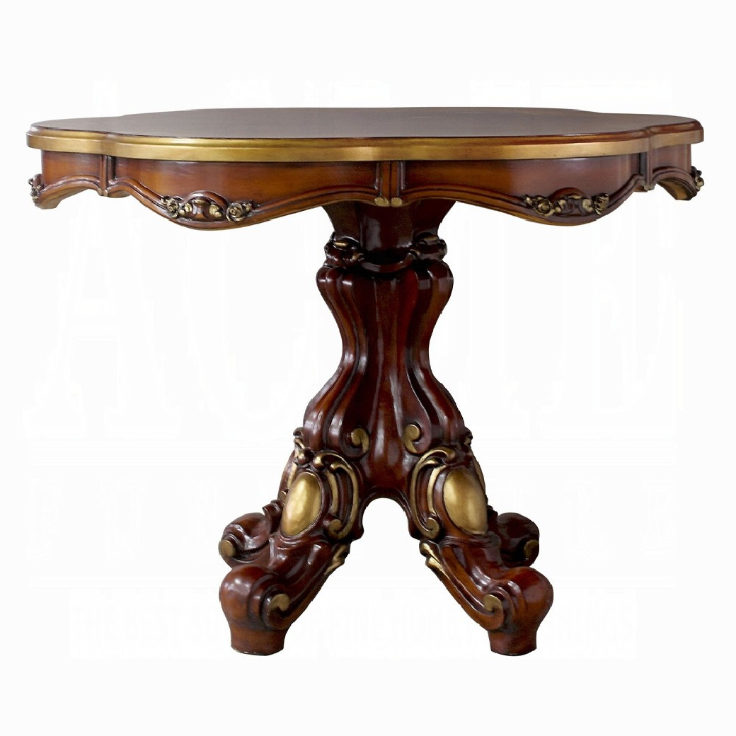 78220 Counter Dining Set Cherry Oak Finish Picardy Collection by Acme Furniture