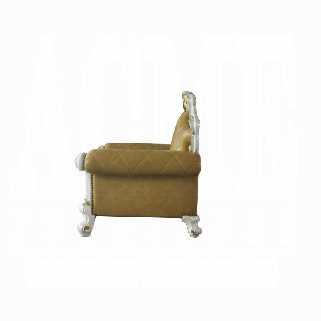 58212 Accent Chair Butterscoth PU Picardy Collection by Acme Furniture