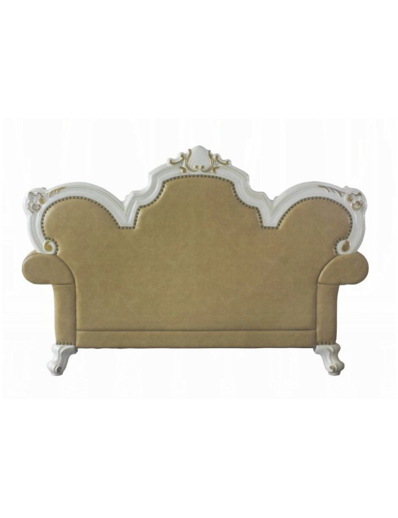 58210 Acme Butterscotch Pearl Finish Living Room Picardy Collection by Acme Furniture
