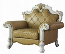 58210 Acme Butterscotch Pearl Finish Living Room Picardy Collection by Acme Furniture