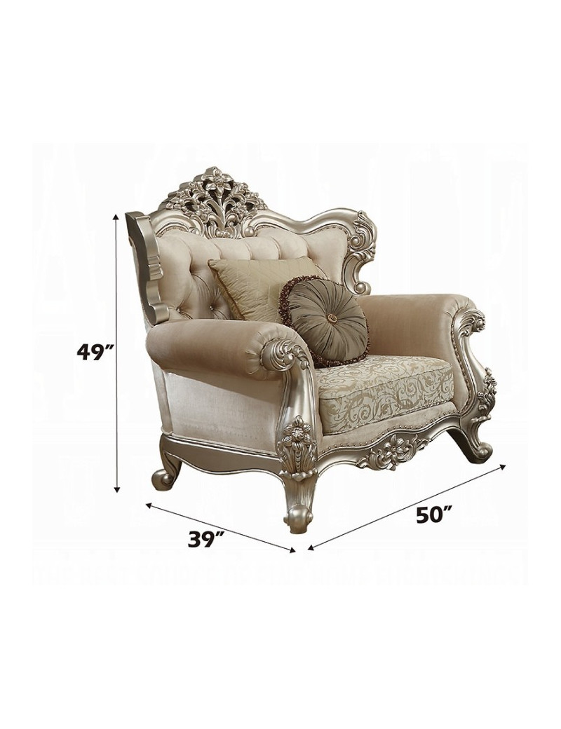 50662 Bently Accent Chair Collection Classic French Victorian Style by Acme Furniture