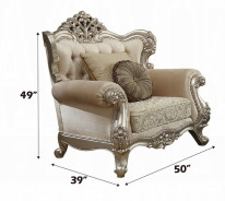50662 Bently Accent Chair Collection Classic French Victorian Style by Acme Furniture