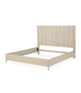 Queen Bed with LED Lights Sand Finish Lotus Bay Collection By Michael Amini  9030000QN3-138