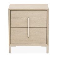 Small Nightstand Sand Finish Lotus bay Collection By Michael Amini 9030040-138