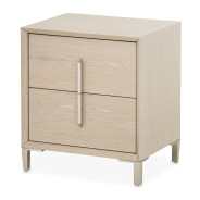 Small Nightstand Sand Finish Lotus bay Collection By Michael Amini 9030040-138
