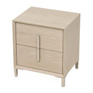 Small Nightstand Sand Finish Lotus bay Collection By Michael Amini 9030040-138