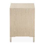 Small Nightstand Sand Finish Lotus bay Collection By Michael Amini 9030040-138