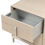 Small Nightstand Sand Finish Lotus bay Collection By Michael Amini 9030040-138