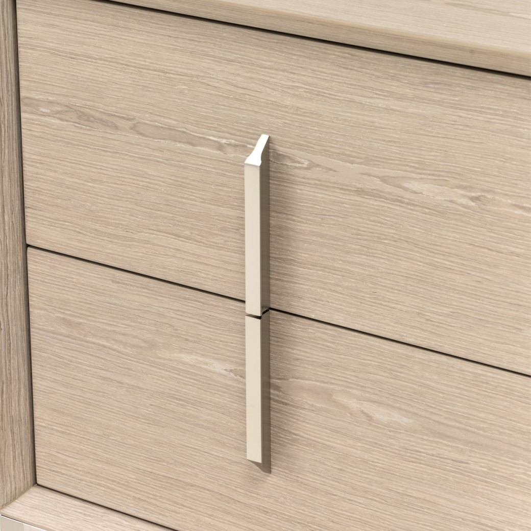 Small Nightstand Sand Finish Lotus bay Collection By Michael Amini 9030040-138