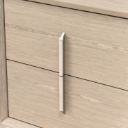 Small Nightstand Sand Finish Lotus bay Collection By Michael Amini 9030040-138