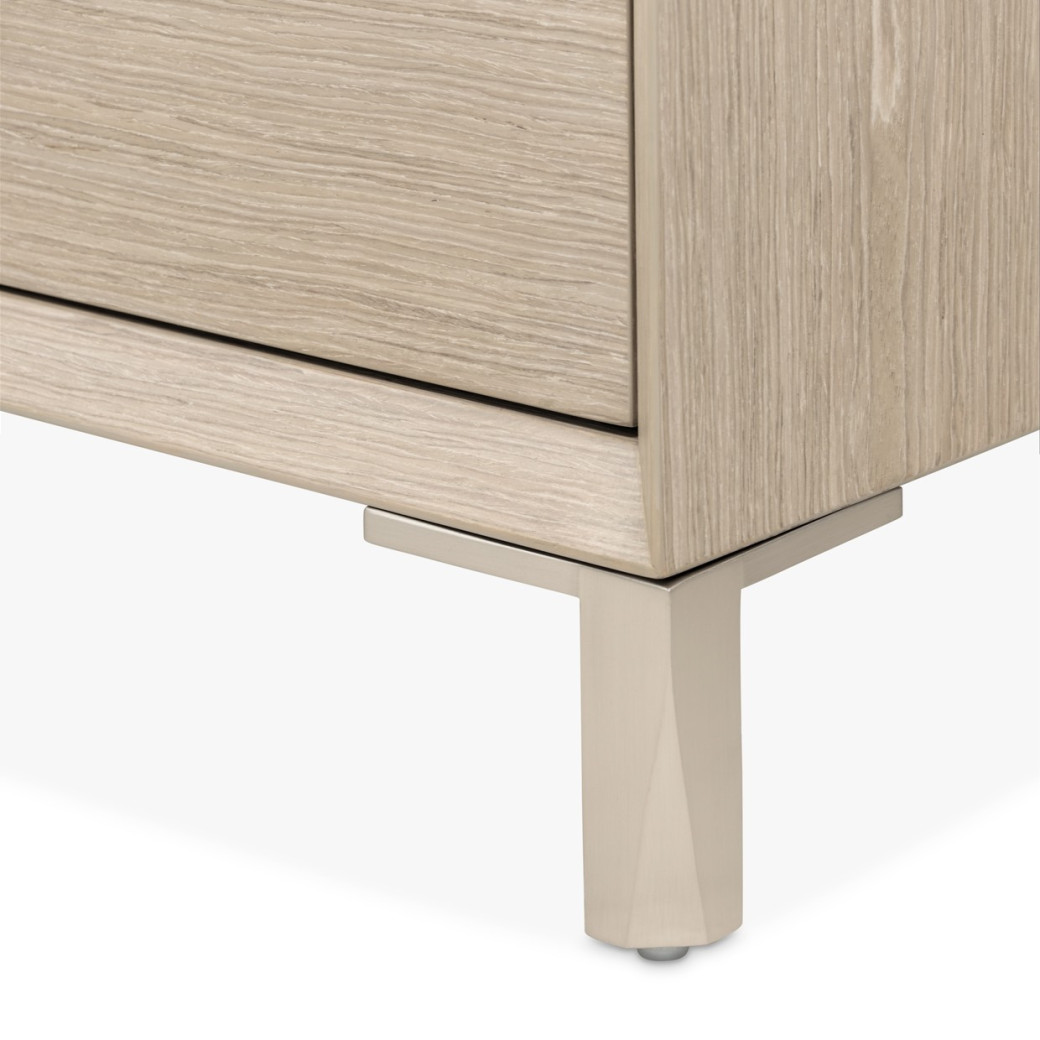 Small Nightstand Sand Finish Lotus bay Collection By Michael Amini 9030040-138