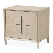 Large Nightstand Sand Finish Lotus bay Collection By Michael Amini 9030042-138