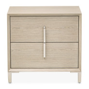 Large Nightstand Sand Finish Lotus bay Collection By Michael Amini 9030042-138