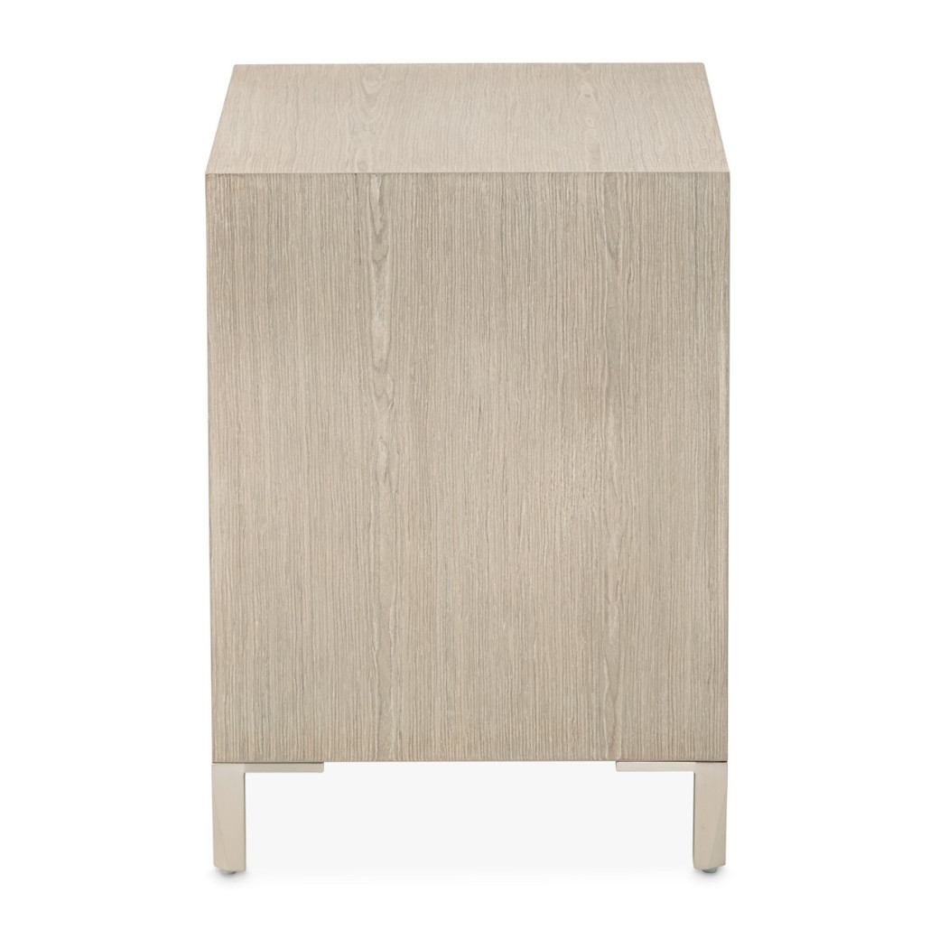 Large Nightstand Sand Finish Lotus bay Collection By Michael Amini 9030042-138