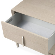 Large Nightstand Sand Finish Lotus bay Collection By Michael Amini 9030042-138