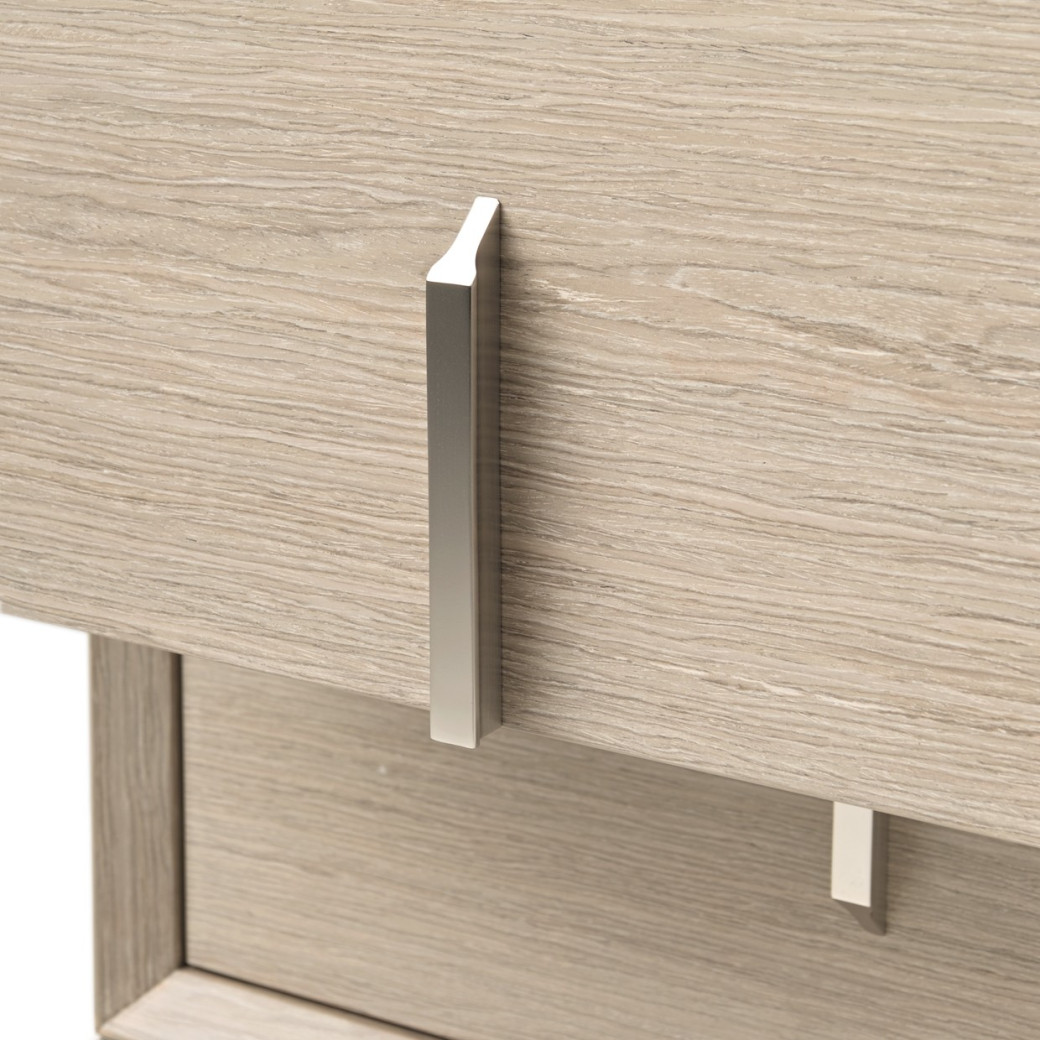 Large Nightstand Sand Finish Lotus bay Collection By Michael Amini 9030042-138