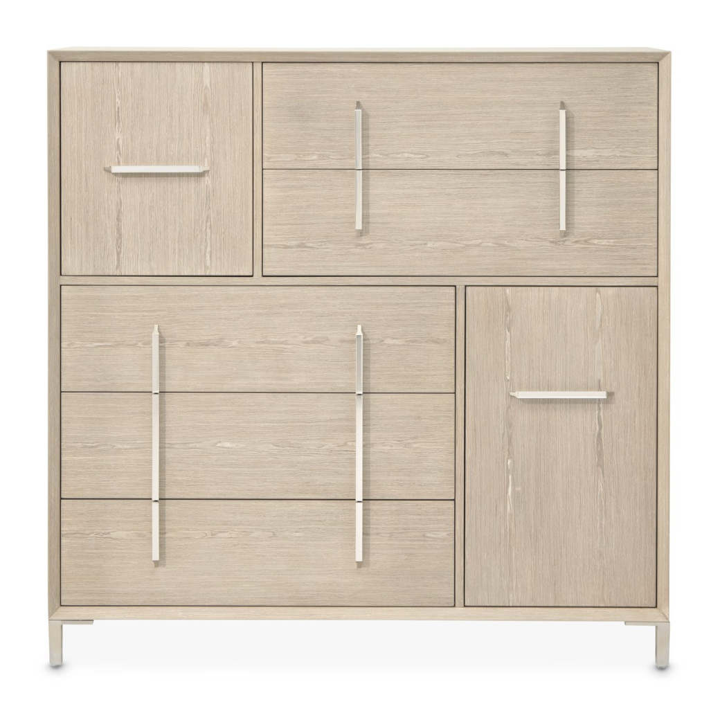 5-Drawer Chest Sand Finish Lotus bay Collection By Michael Amini 9030070SA-138