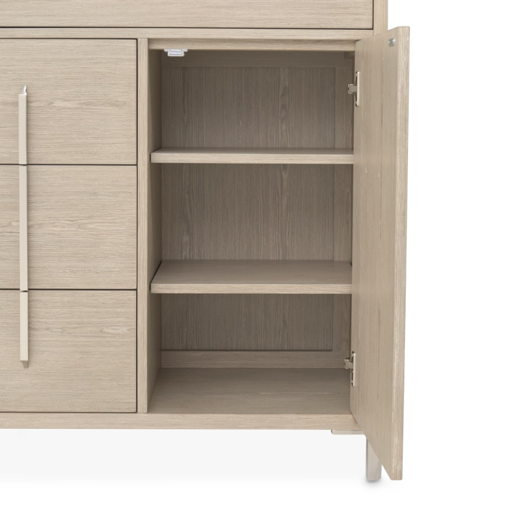 5-Drawer Chest Sand Finish Lotus bay Collection By Michael Amini 9030070SA-138