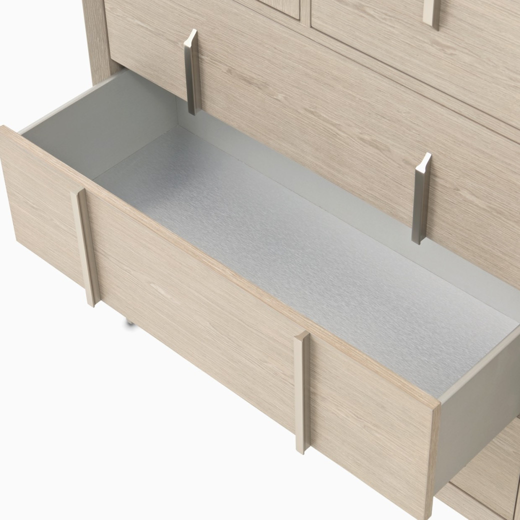 5-Drawer Chest Sand Finish Lotus bay Collection By Michael Amini 9030070SA-138