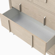 5-Drawer Chest Sand Finish Lotus bay Collection By Michael Amini 9030070SA-138