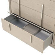 5-Drawer Chest Sand Finish Lotus bay Collection By Michael Amini 9030070SA-138
