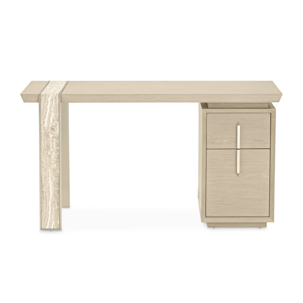 Vanity Desk  Sand Finish Lotus bay Collection By Michael Amini 9030277-138
