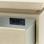 Vanity Desk  Sand Finish Lotus bay Collection By Michael Amini 9030277-138