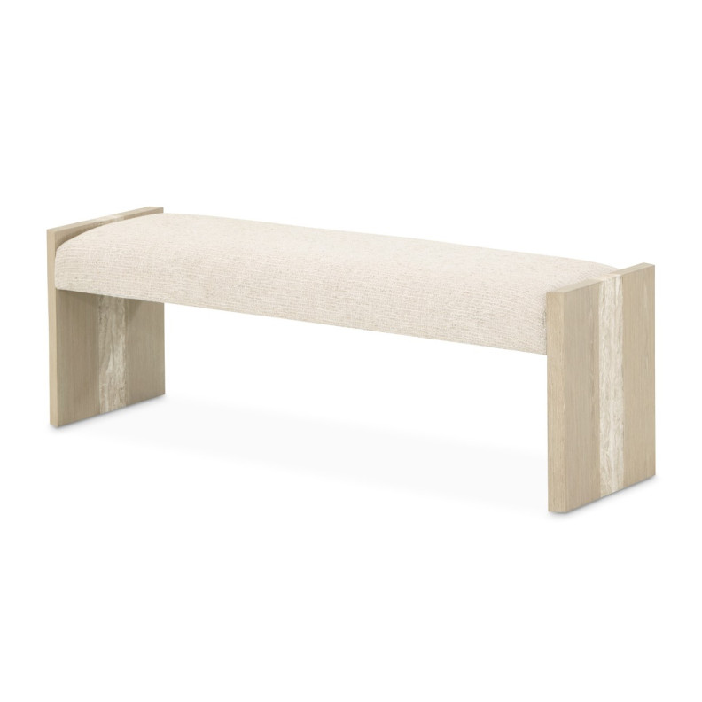 Accent Bench Sand Bench Lotus Bay Collection by Michael Amini 9030904-138