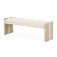Accent Bench Sand Bench Lotus Bay Collection by Michael Amini 9030904-138