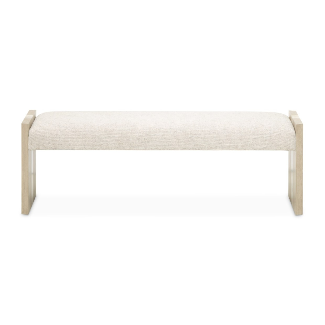 Accent Bench Sand Bench Lotus Bay Collection by Michael Amini 9030904-138