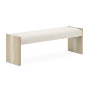 Accent Bench Sand Bench Lotus Bay Collection by Michael Amini 9030904-138