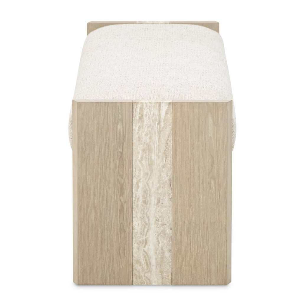 Accent Bench Sand Bench Lotus Bay Collection by Michael Amini 9030904-138